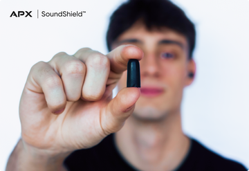 <strong> SoundShield™ isola ruídos externos permitindo que seu cérebro permaneça nas fases profundas do sono.</strong>